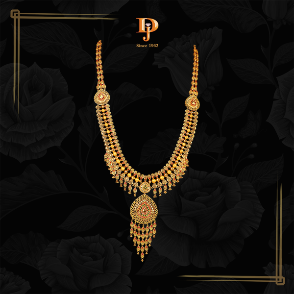 Gold and Gemstone Ranihaar with Earrings