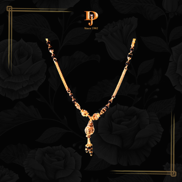 Gold & Black Beads Kalipoth - Short