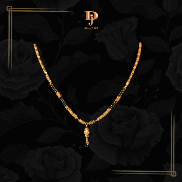 Gold & Black Beads Kalipoth - Short