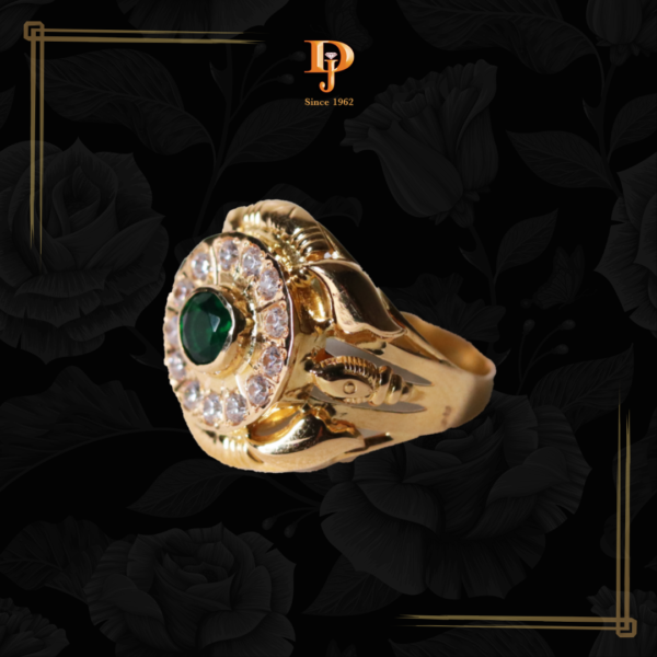 Men’s Ring with CZ Stone Detailing