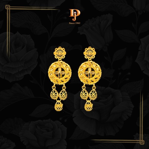 Gold Kuwaiti Earrings