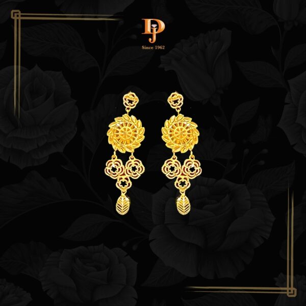 Gold Kuwaiti Earrings