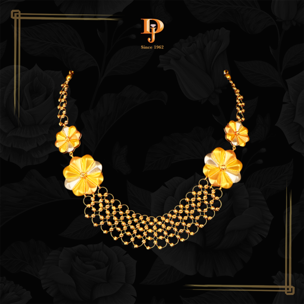 Fancy Gold Kuwaiti Necklace