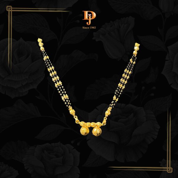 Gold Kalipoth with Black Beads